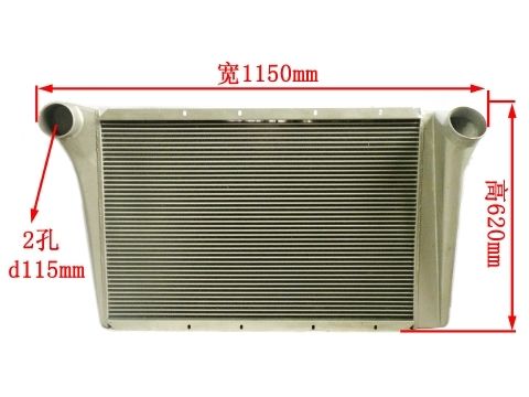 DZ9114530342 Scratch Resistant  Truck Intercooler SHACMAN Truck Parts OEM