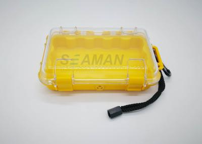 Small Waterproof Protective Hard Case with silicone pad For  Camping, Fishing,Traveling, Water Sports