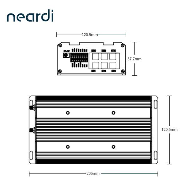 OEM RK3588 Boîte intégrée PC Industrial Machine Vision 4A76 4A55