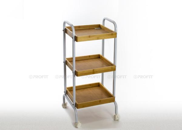 15KG H70cm Kitchen Storage Trolley With Removable Trays