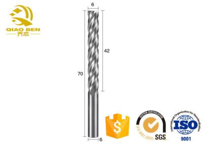 Borda do Sharp três das ferramentas de corte da máquina da trituração do Cnc da liga da eficiência elevada