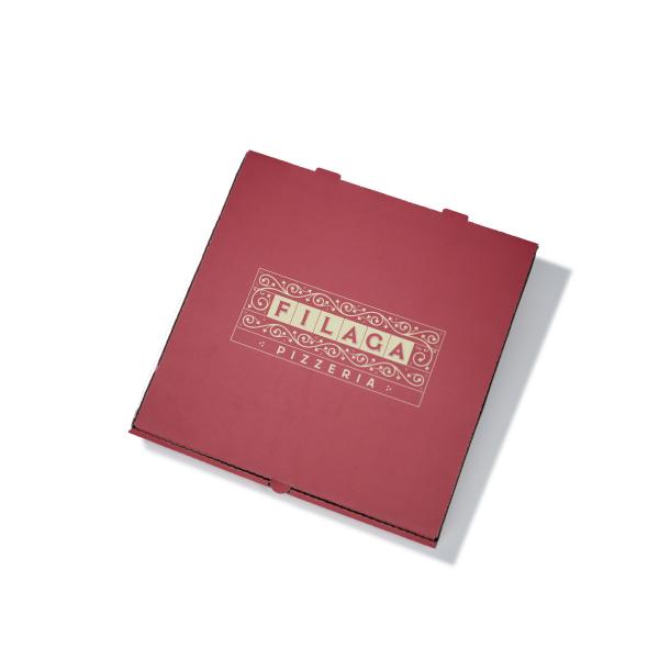 Biodegradable Corrugated Cardboard Fast Food Pizza Box With Custom Size And Logo