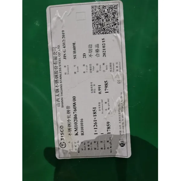 Corrosion Resistant Cold Rolled Polished Surface Stainless Steel Strip for Decoration Construction