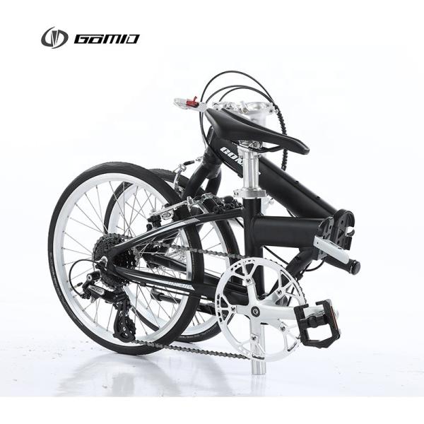 GOMID Aluminum Alloy Folding City Bike with V Brake SHIMANO Kit Gear Cycle SCHWALBE ONE Perf Tires Load Capacity 120kg