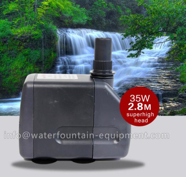 2.8m Head Aquarium Submersible Water Pump Circulation Function 1600 L / H