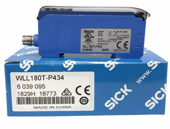 SICK WLL180T-P434 Волоконно-оптические датчики и волокна WLL180 10,5 мм х 34,6 мм х 71,9 мм