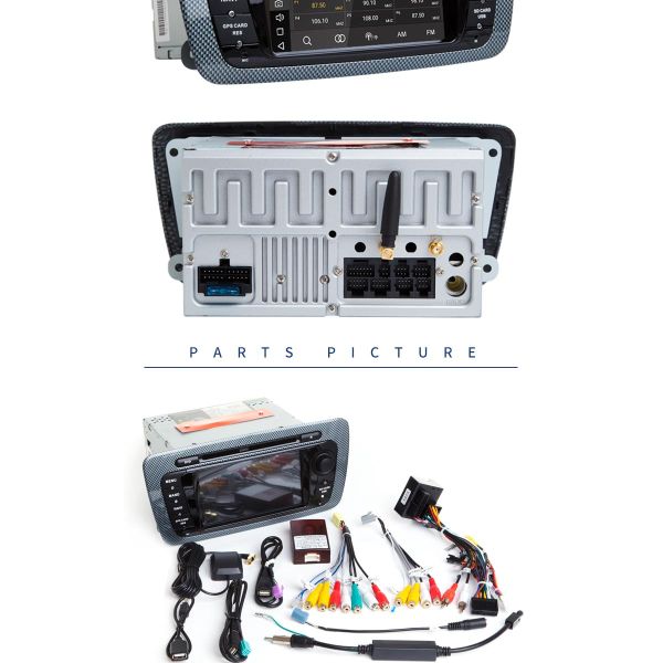 SEAT IBIZA 8.1 Android Car DVD Player With 6.2 Inch Touch Screen LD8.1P-5524