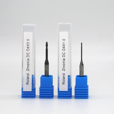 Cad Cam Zirconia Polishing Bur DLC Roland Diamond Bur Shank 3mm