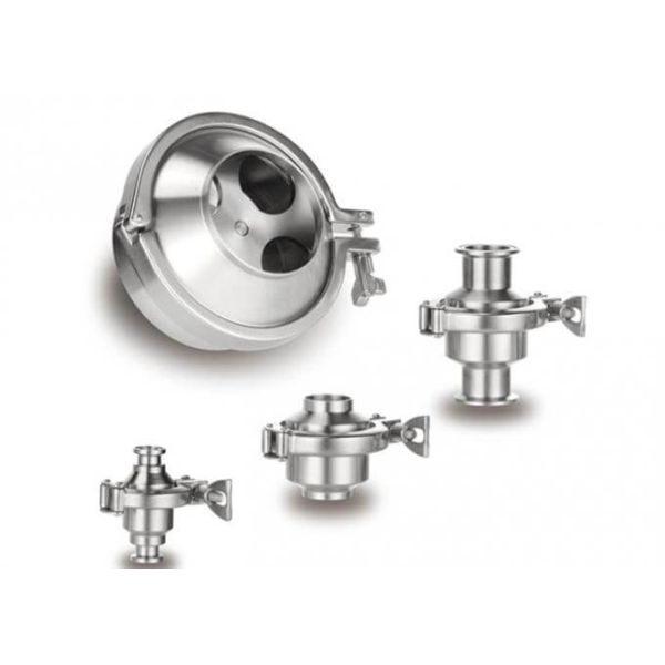 Stainless Steel  Tri Clamp Ball Valve Non Retention For Food Pharmaceutical
