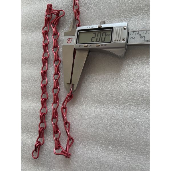 1.5mm Wire diameter Drak Gray Color Aluminum Chain Metal Curtains for Office decoration use