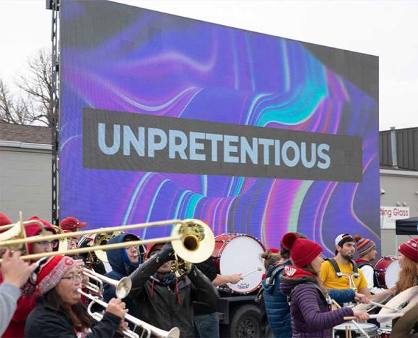 P3.91 P4.81 Rental Led Display Led Video Wall Hire For Outdoor Advertising Events