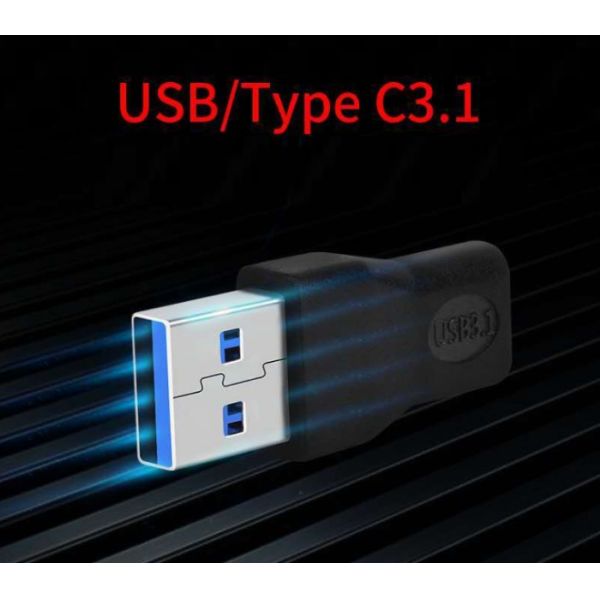 Stock Pvc 3.0 8p Usb C Female To Usb Male Adapter