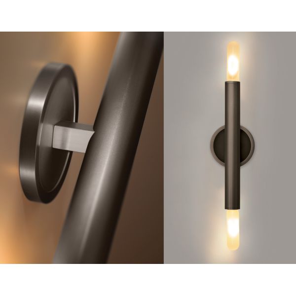 Yihao Classic Brass Wall Sconce with 2700K Warm White Light and Modern Design for Living Room