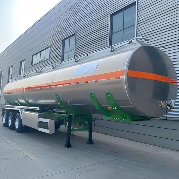 CIMC 3 Axles 8000L/5500L/7000L/7500L Gasoline and Diesel 4 compartments design 28 KL Steel Fuel hydraulic Tank Trailer