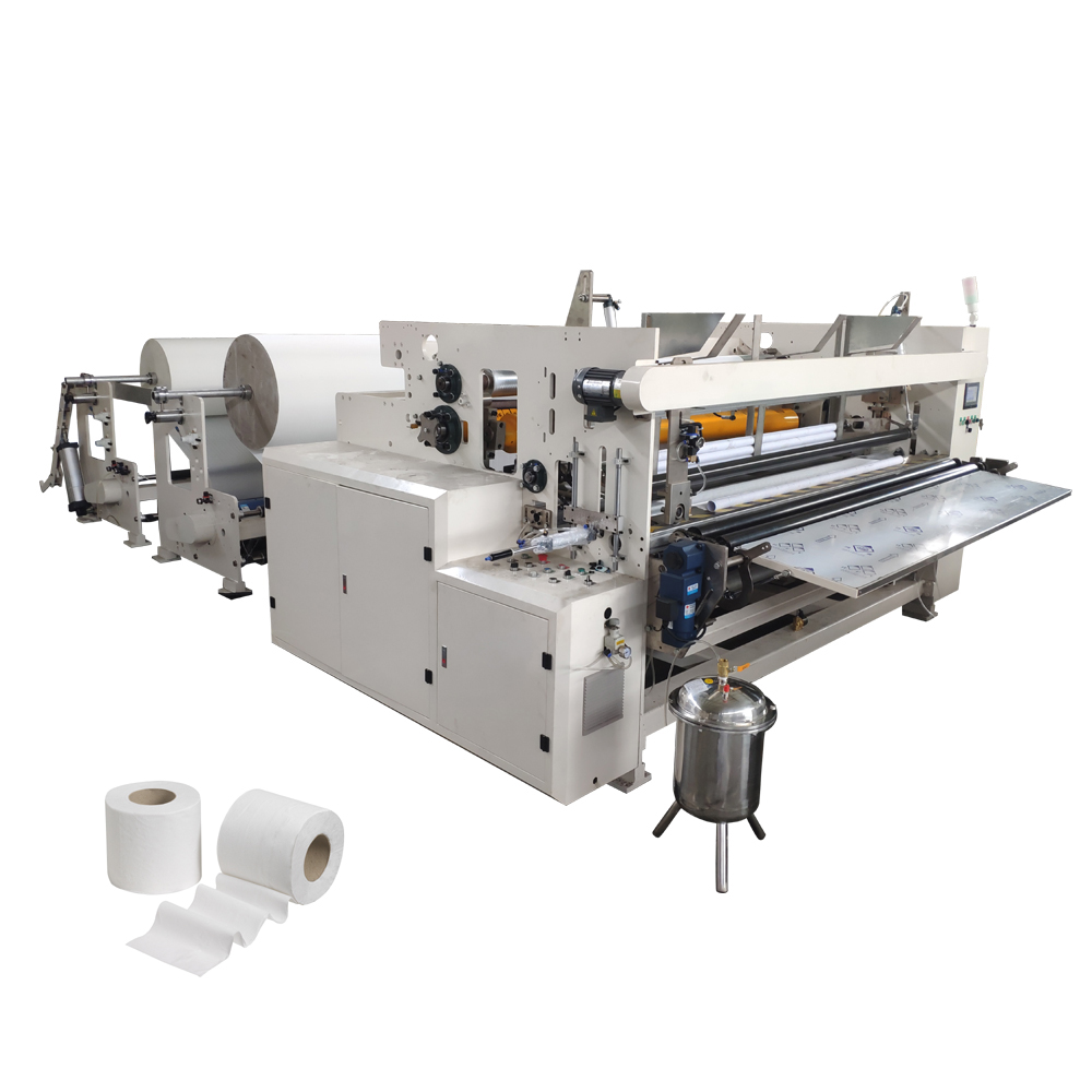 Крен бумаги 14KW делая машину, туалетную бумагу Rewinder Slitter крена