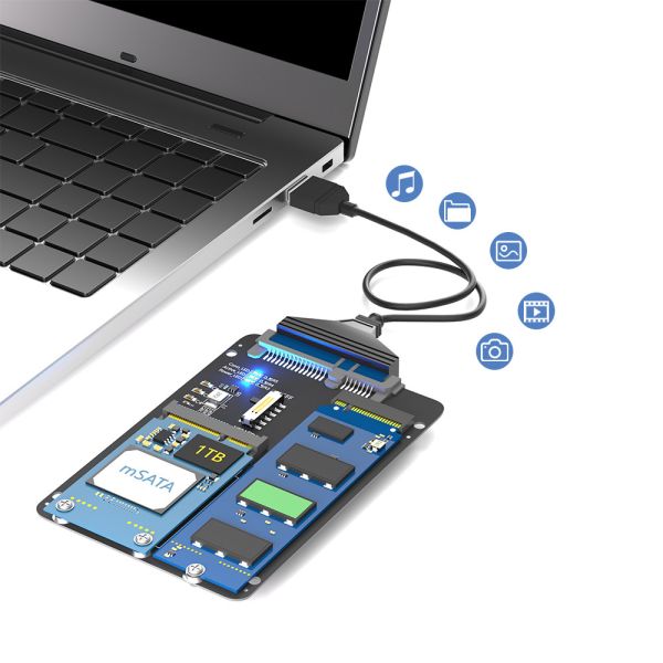 M.2 NGFF Key B & MSATA SSD к SATA3 Адаптер беспроводной карты