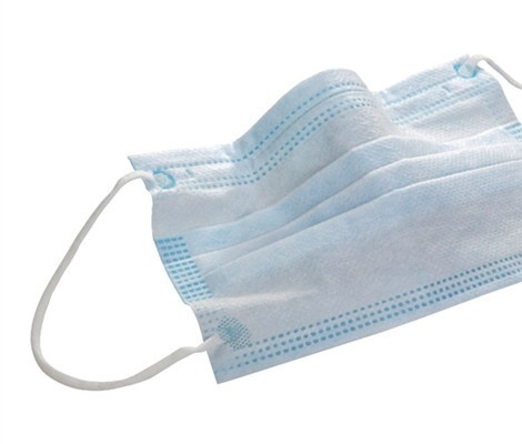 High BFE 95%-99% Blue Disposable Protective Face Mask Skin Friendly For Adults