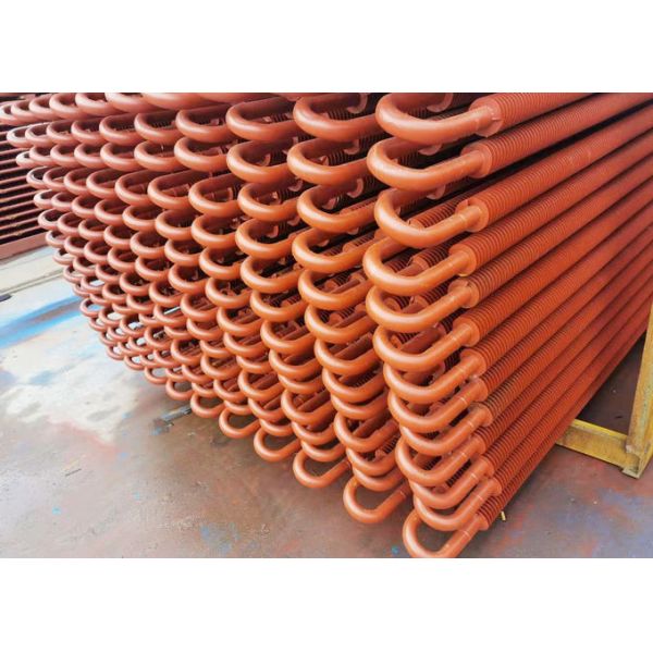 ASTM B1111 Carbon Steel Boiler Spiral GB Standard Boiler Fin Tube With U Bends