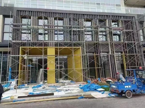 Metal Ceilings Aluminum Curtain Wall Manufacturers Rectangle shape