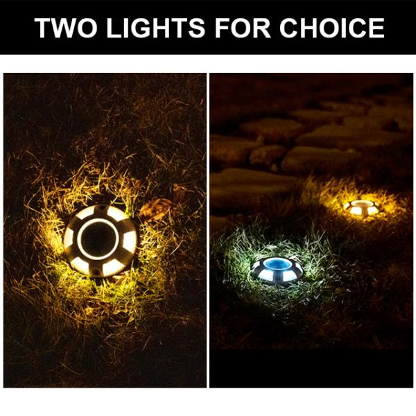 Aluminum Alloy Solar Deck Light For Outdoor Decoration IP67 Waterproof