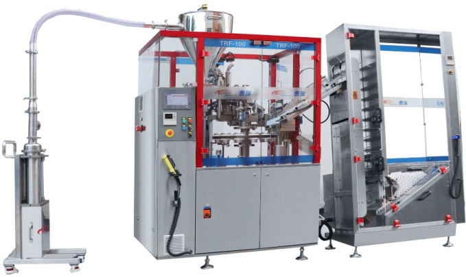 Servo Based Liquid Filling And Sealing Machine For Children Shampoo Shower Gel