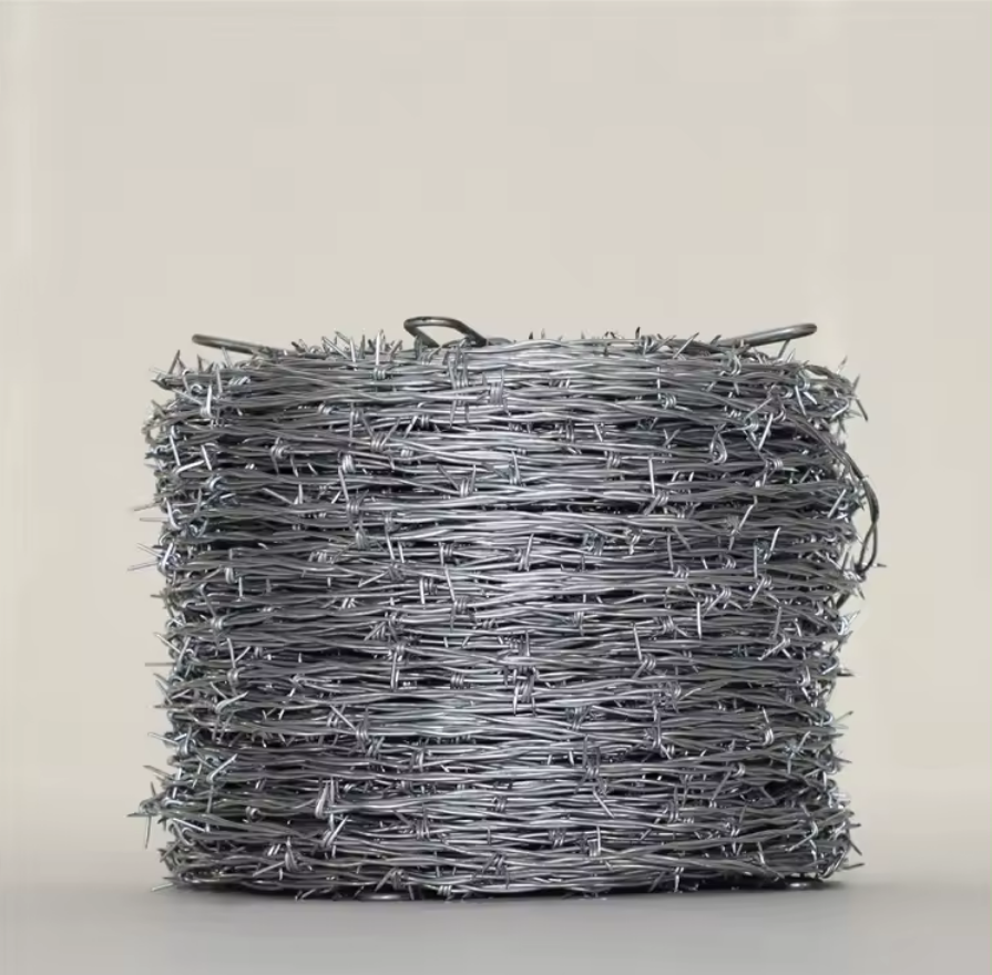 Zinc Plated Galvanized Barbed Wire Fencing 25kg For Protection