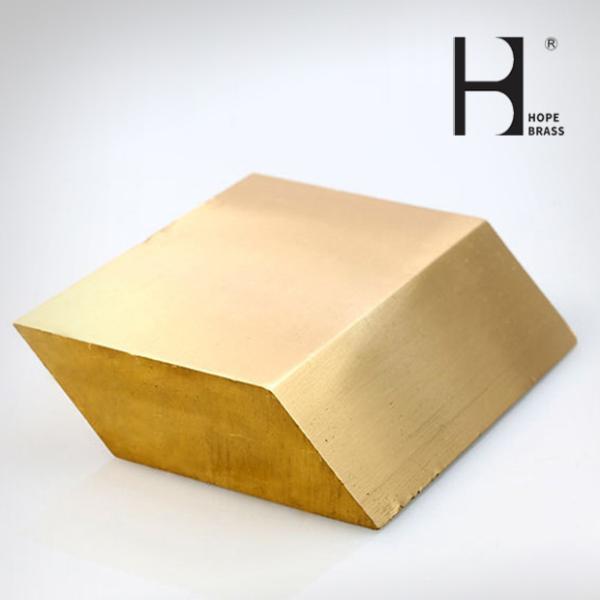 Corrosion Resistant Brass Flat Bars , C38500 Round Brass Rod