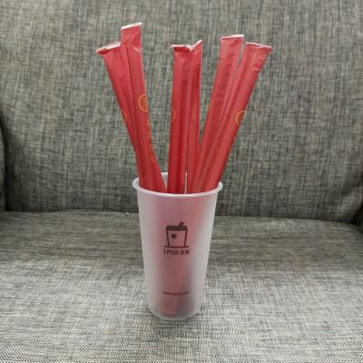 Palhas bebendo de papel biodegradáveis amigáveis do Pla de Eco