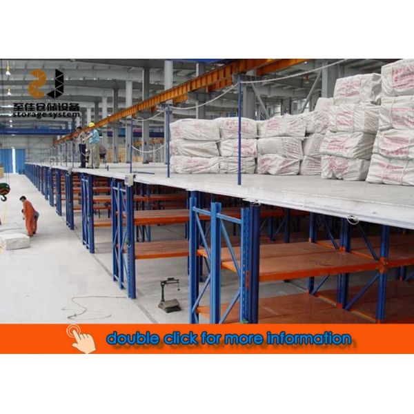 2 Layer Mezzanine Pallet Rack Storage Mezzanine Flooring Systems