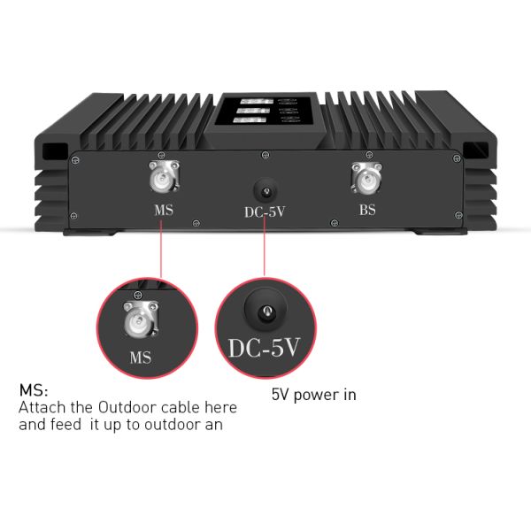 Усилитель ракеты -носителя 800MHz сигнала сильного Tri диапазона 80dB мобильный 900MHz 2600MHz