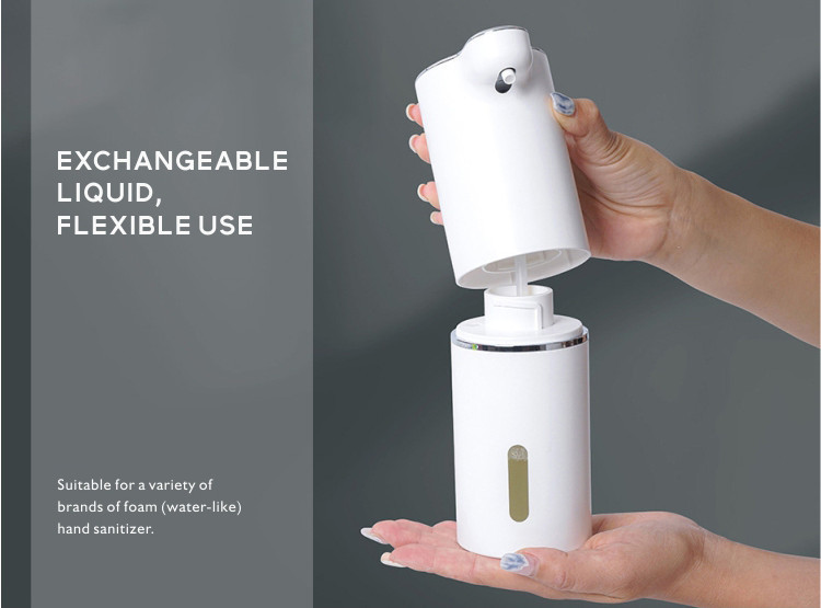 перезаряжаемые Bathroom распределителя 300ML Touchless мыла датчика 800mAh белый