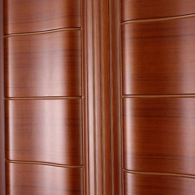 Decorative Interior Melamine Wooden Door PU Painting OEM ODM