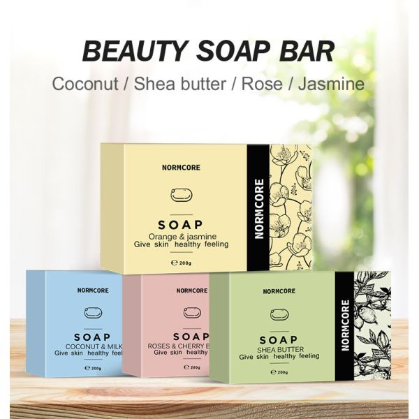 Custom Luxury Solid Skin Whitening Natural Vegan Clear Handmade Organic Bath Body Soap Bar