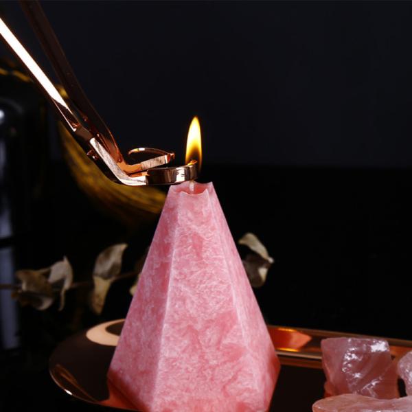 Home Decoration Cone Shape Scented Soy Wax Candle With Luxury Candle Packaging Box