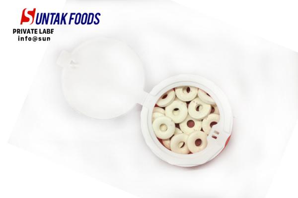 Delicious Chewy Milk Candy , Colorful Mint Candies With Cute Plastic Box