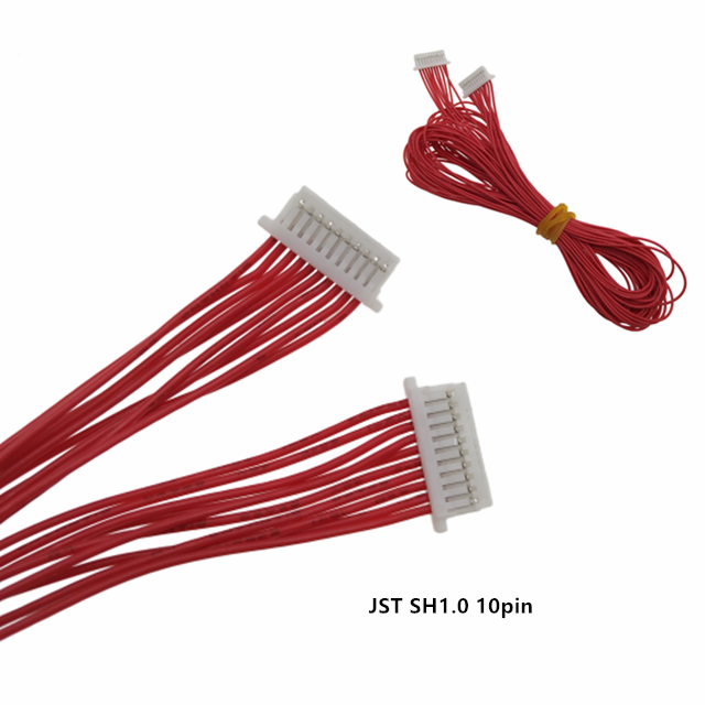 монтажная схема штепсельной вилки JST тангажа 10Pin 2.54mm женская электрическая