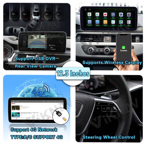 1920*720 Android Stereo Receiver For Audi A6 A6L A7 2012 To 2019