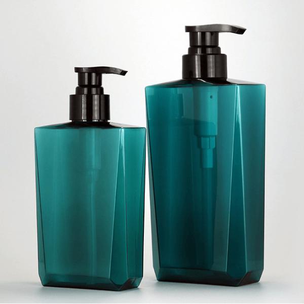 Blue Baby Bpa Free Plastic Shampoo Bottle 10oz 16oz 500ml 300ml 100ml Petg Cosmetic Bottles
