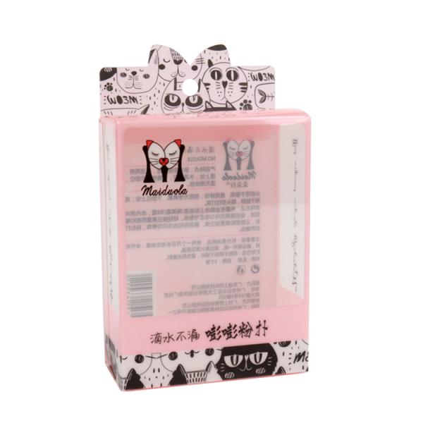 Eco Friendly and Custom logo PET/PVC/PP Plastic Packaging Box for Cosmetic Nail Polish Packaging