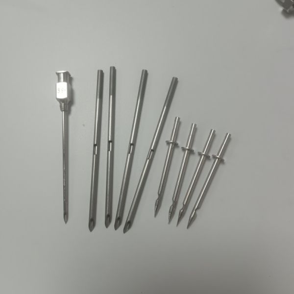 304 Stainless Steel Capillary Thread Side Hole Puncture Needle