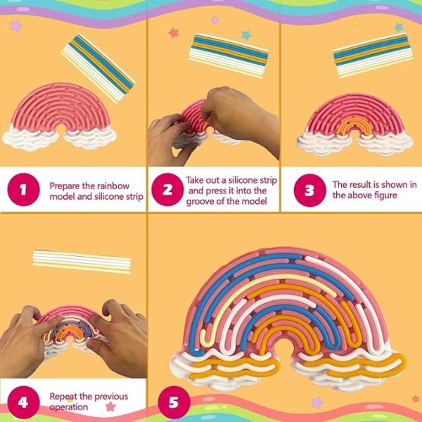 Силиконовая игрушка с сенсорной активностью, предназначенная для успокоения стресса, тревоги, СДВГ, аутизма.