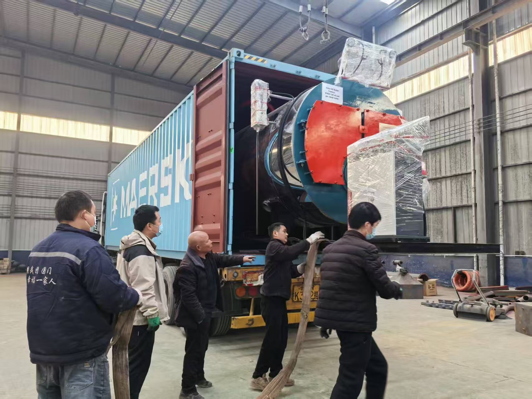 30Ton Three Pass Fire Tube Industrial Steam Boiler High Efficiency