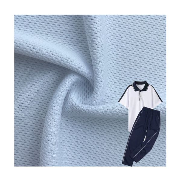 100% ポリエステル ジャージ バードアイ メッシュ 織物 75D ニット 透気