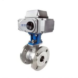 2022 New Grat Stainless Steel Straight Through Type Electronic Ball Valve