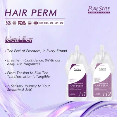 Brazilian Keratin Infused Hair Perm Cream Moisturizing Curling Cream Curl Defining Cream OEM Hair Dye Factory