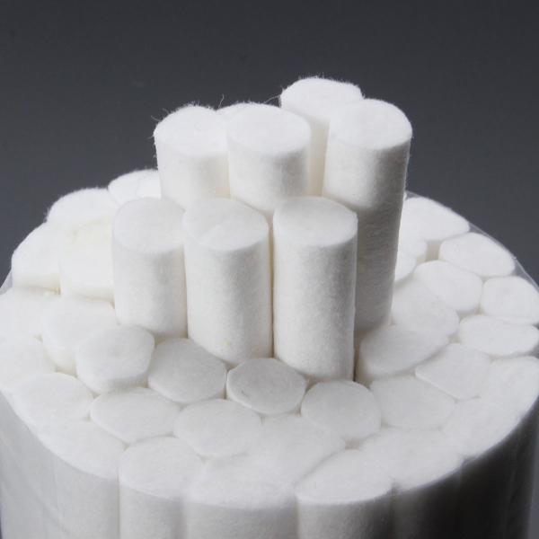 Convenient Dental Cotton Roll Non Chemical Additives For Cleaning Oral Wound