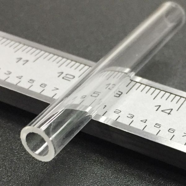 Высокопроницаемая светопроводящая F-дозированная капиллярическая трубка из расплавленного кремния