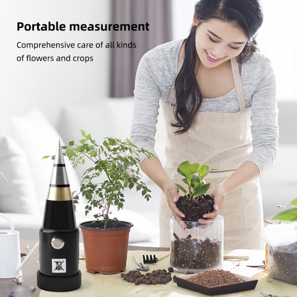 Portable Digital Handheld Soil PH Meter Tester , Soil PH Moisture Meter