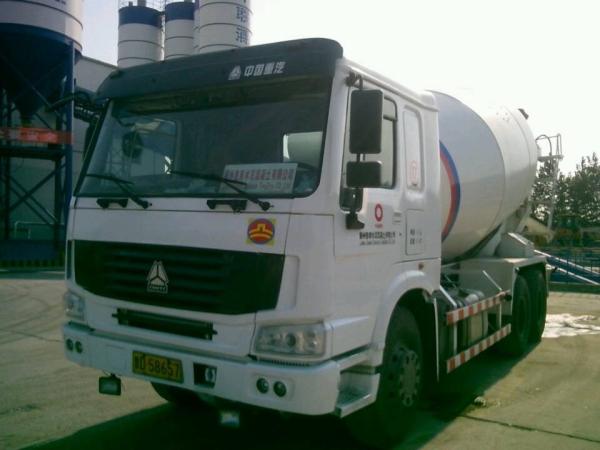 Water Cooling 6x4 Mixer Cement Truck 9 Cbm Tank Body 336 Horse Power