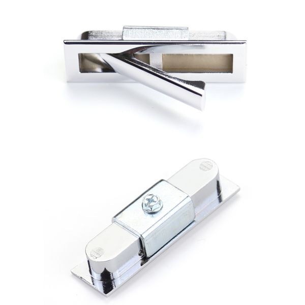 Swing Concealed Door Handles Nickel Plating Surface For Electrical Cabinet Door